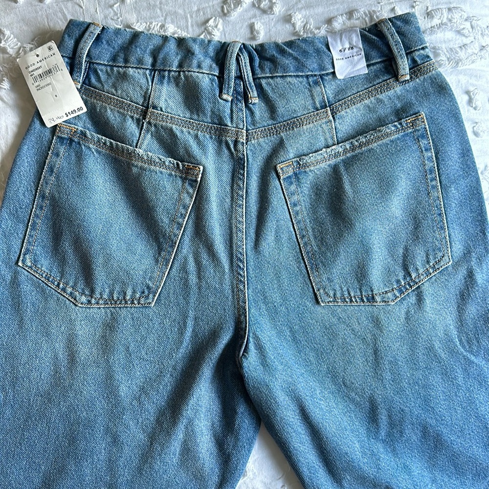 Brand New Good American Denim. Size 6/28.